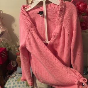 Gap pink wrap 2t sweater
